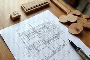 Conception sur-mesure : plans architecturaux et dessins de meuble