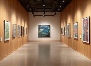 Installation d’une galerie d’art moderne